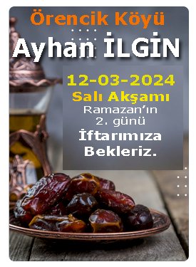 İftar Yemeğine Davet